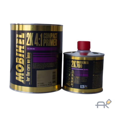 Грунт MOBIHEL 2K HS 4:1 компактпраймер LOW VOC ЧЕРНЫЙ 1Л (без отвердителя)